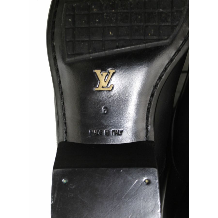 Louis Vuitton Men's Black Calf Leather Lace Dress Shoes Boots UK size 6 (US 7)-7