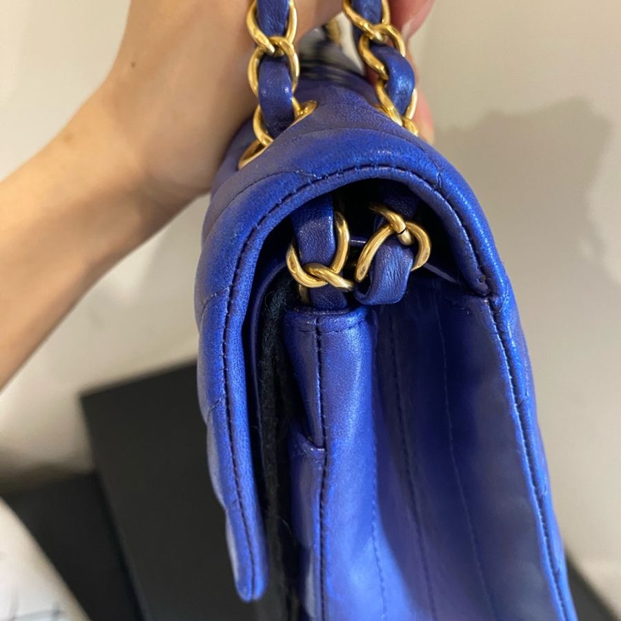 限時優惠 Chanel 山型紋25.5cm ✨金釦-29