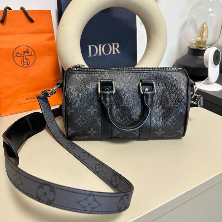 KEEPALL XS Louis Vuitton LV男包 波士頓包 絕版經典款 9成新-6