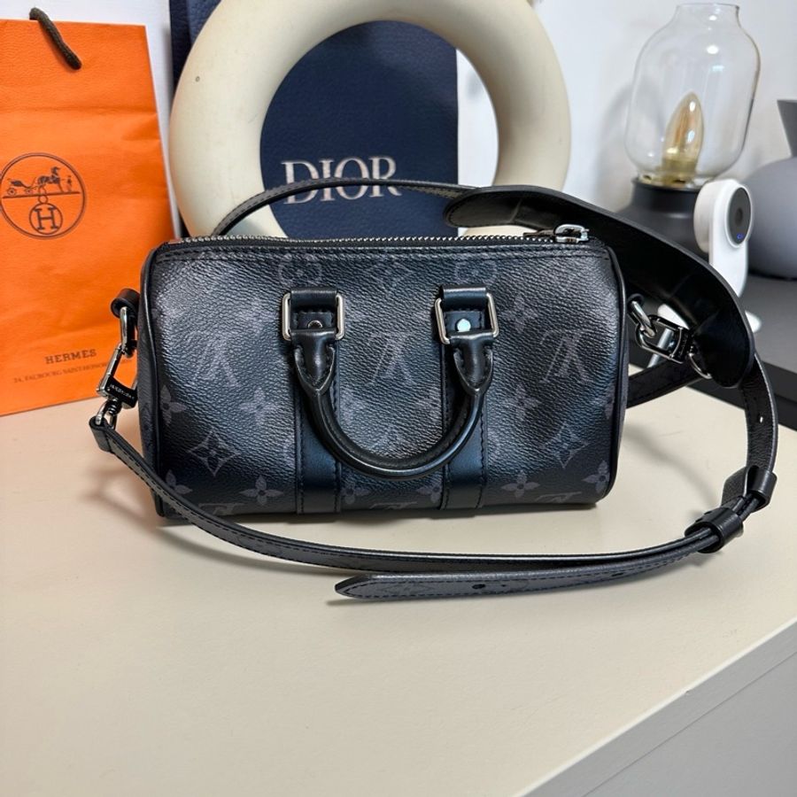 KEEPALL XS Louis Vuitton LV男包 波士頓包 絕版經典款 9成新-7