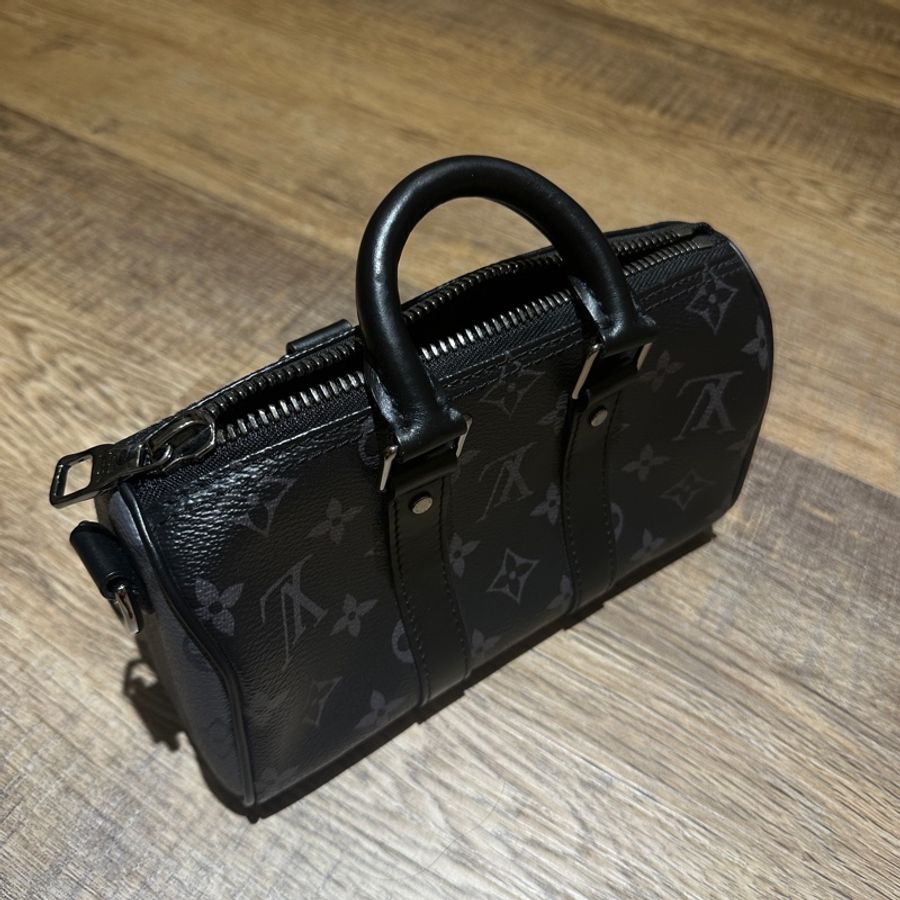 KEEPALL XS Louis Vuitton LV男包 波士頓包 絕版經典款 9成新-17