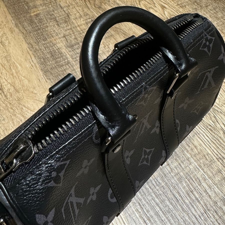 KEEPALL XS Louis Vuitton LV男包 波士頓包 絕版經典款 9成新-18