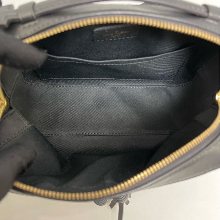 LV Saintonge老花黑色流蘇相機包-8