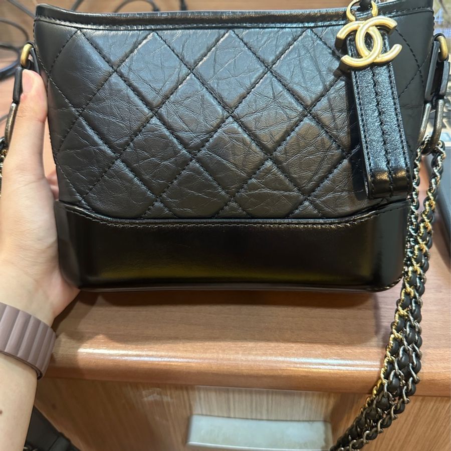 Chanel 流浪包小號 黑色-5