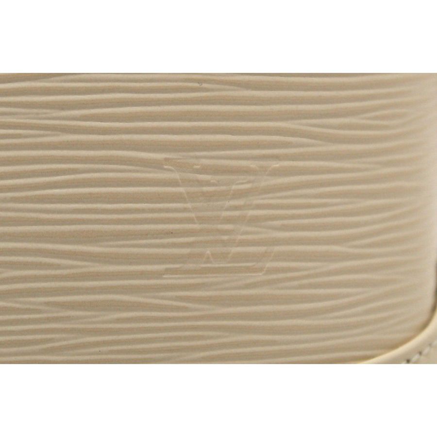 Louis Vuitton Quartz White Leather Alma BB Hand/Crossbody Bag-6