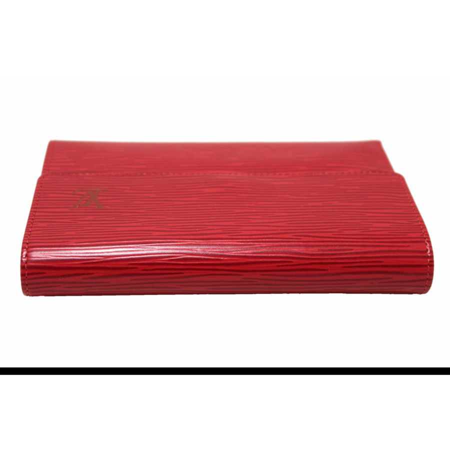Louis Vuitton Red Epi Leather Alexandra Wallet-5