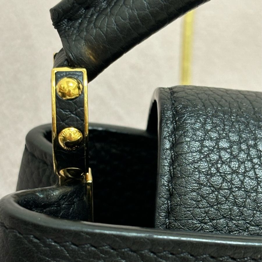 Lv mini Capucines 黑色牛皮-2