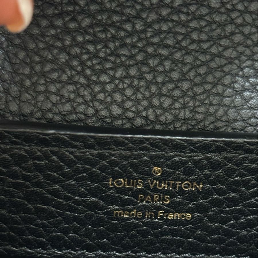 Lv mini Capucines 黑色牛皮-9