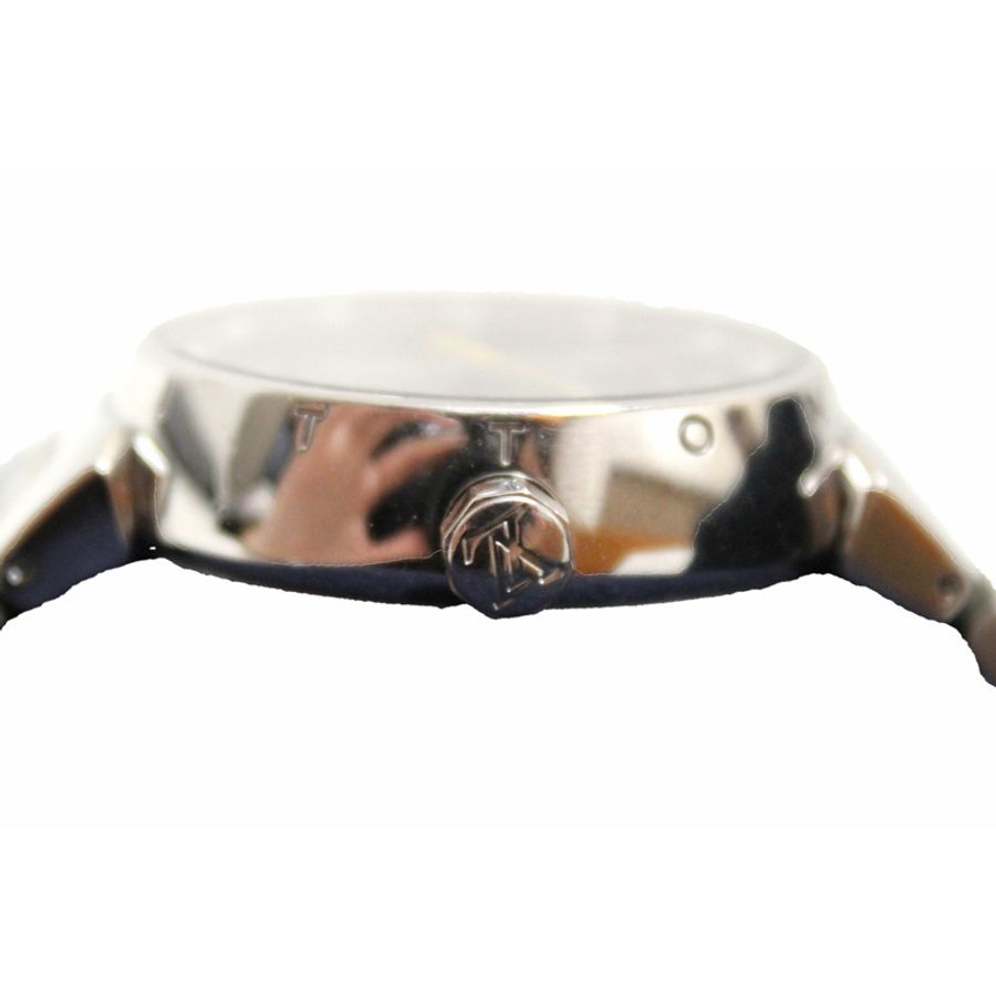 Louis Vuitton Tambour Quartz Watch in Brown Steel-10