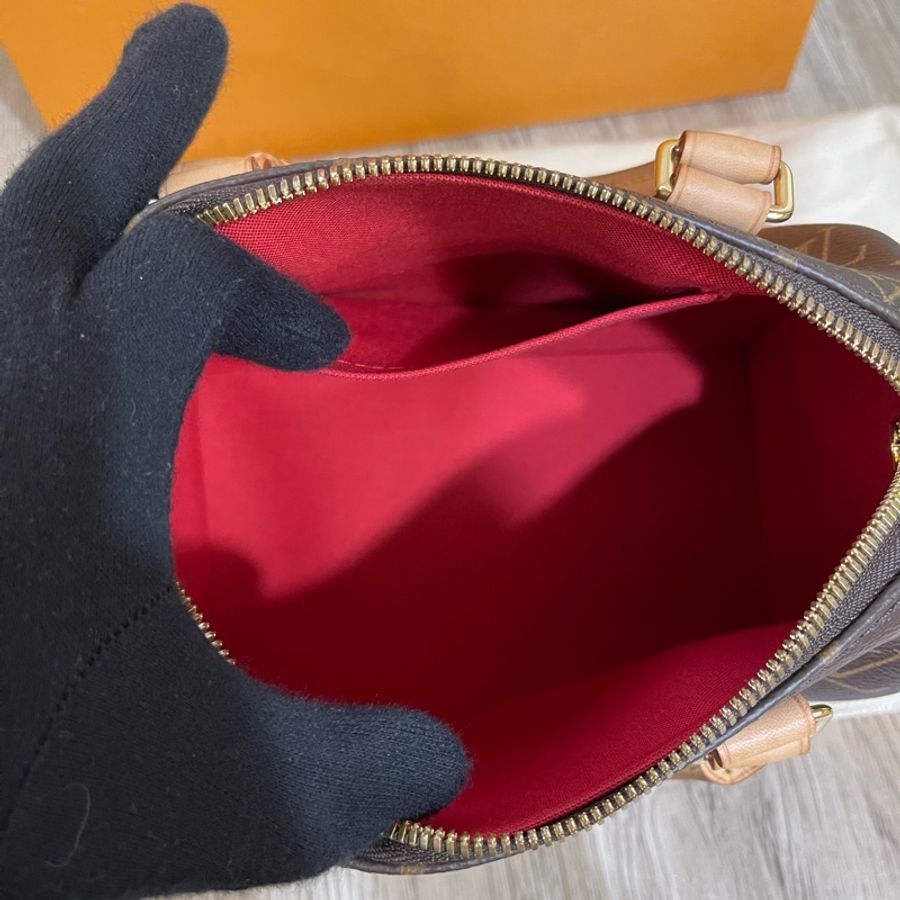 LV Speedy 20老花粉色背帶款(M45948)-20