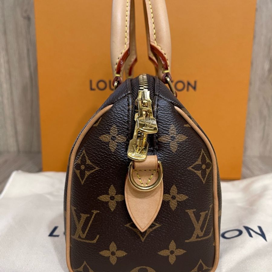 LV Speedy 20老花粉色背帶款(M45948)-22