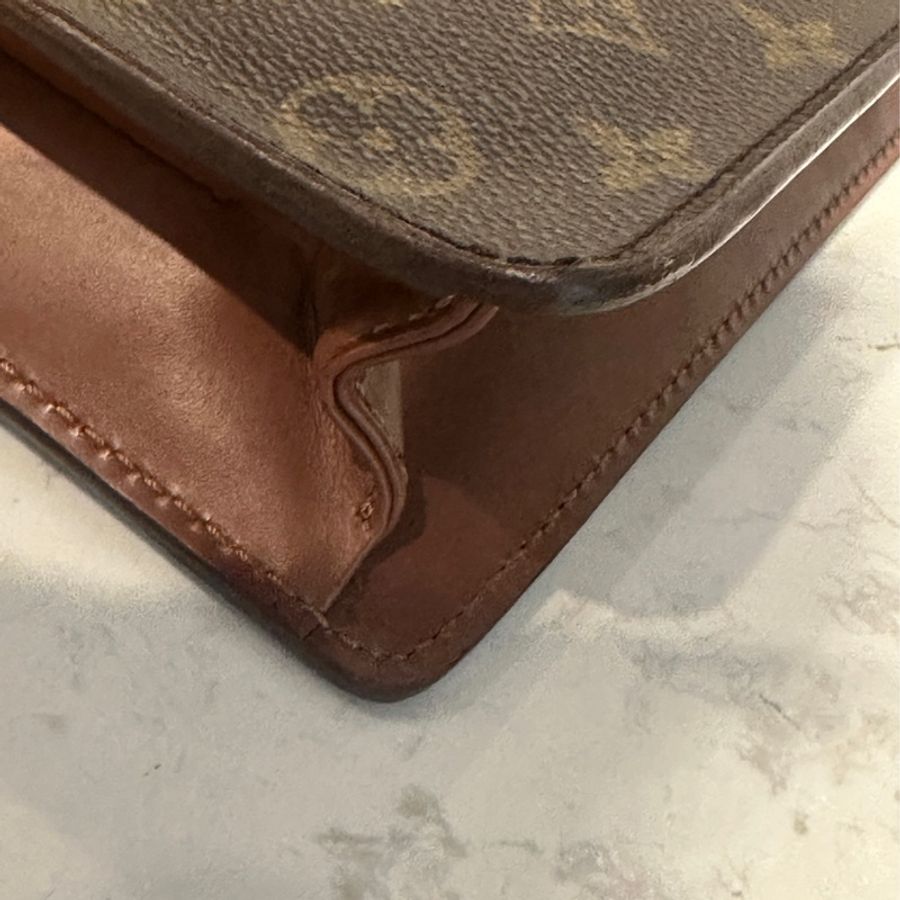 Louis Vuitton LV Vintage 海盜蒙梭 公事包 手提包(老包)-10