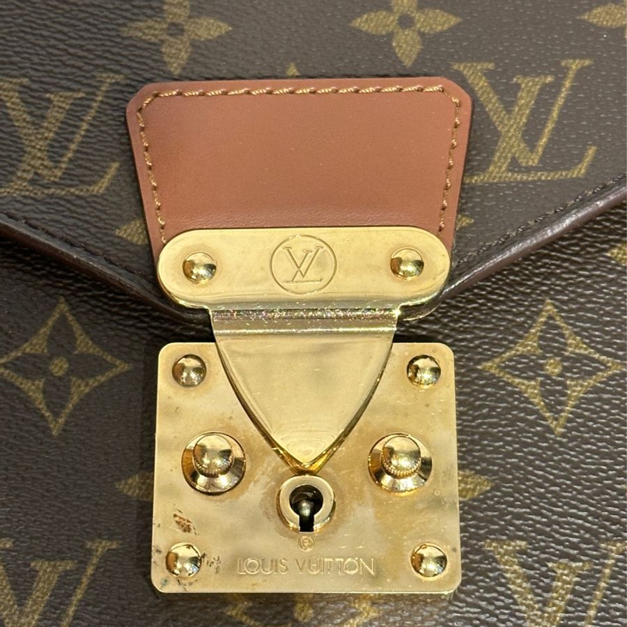 Louis Vuitton LV Vintage 海盜蒙梭 公事包 手提包(老包)-16
