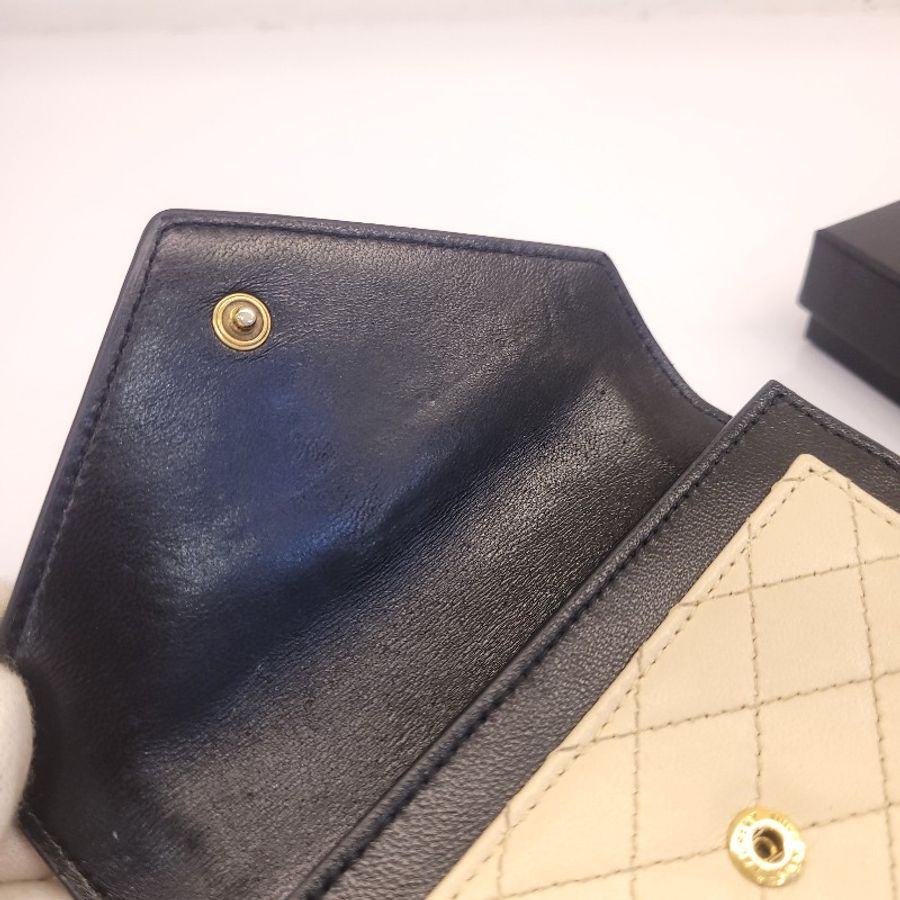 ysl 小羊皮釦式卡夾零錢包-11