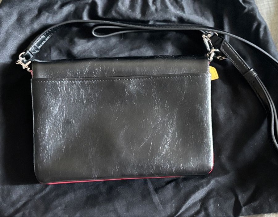 Karl Lagerfeld Leather Panelled logo shoulder bag-1