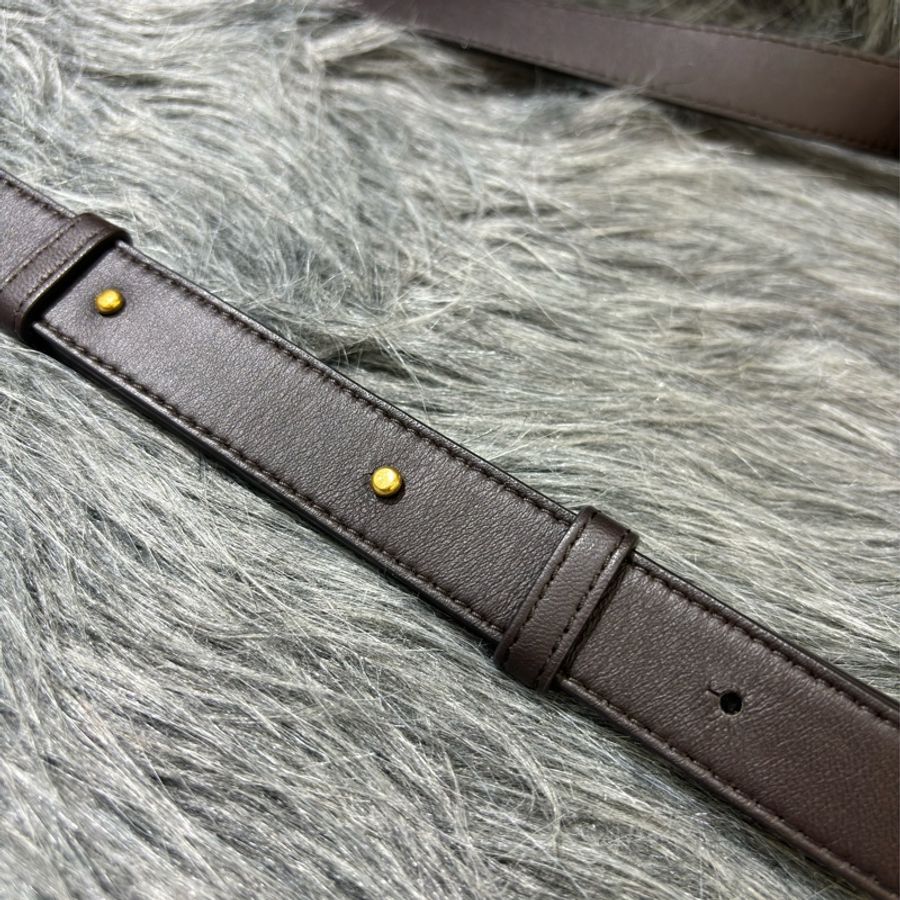 BOTTEGA VENETA BV 578004 3X5 CASSETTE 深棕色羊皮大編織 相機包-18