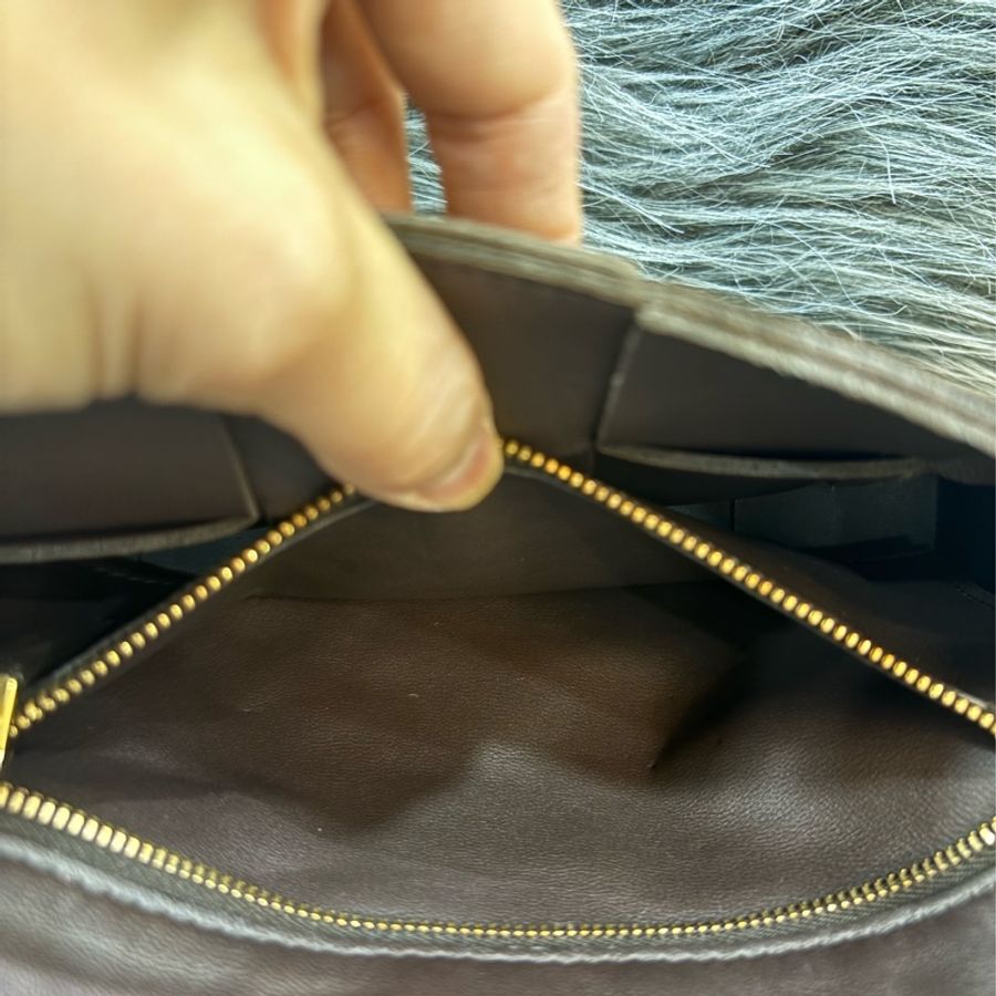 BOTTEGA VENETA BV 578004 3X5 CASSETTE 深棕色羊皮大編織 相機包-30