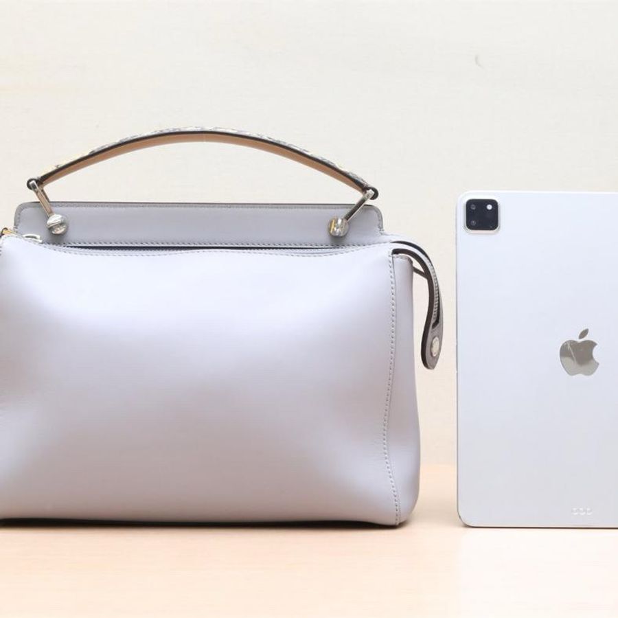 FENDI(芬迪) 單肩包Dotcom Click系列 子母手袋 霧霾藍-2