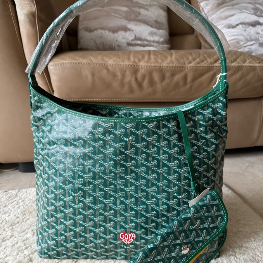 愛你98800 Goyard Hobo bag 綠色愛心彩繪-2