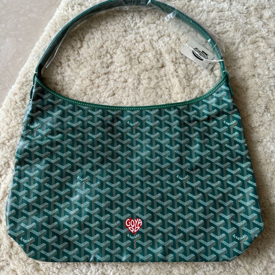 愛你98800 Goyard Hobo bag 綠色愛心彩繪-4