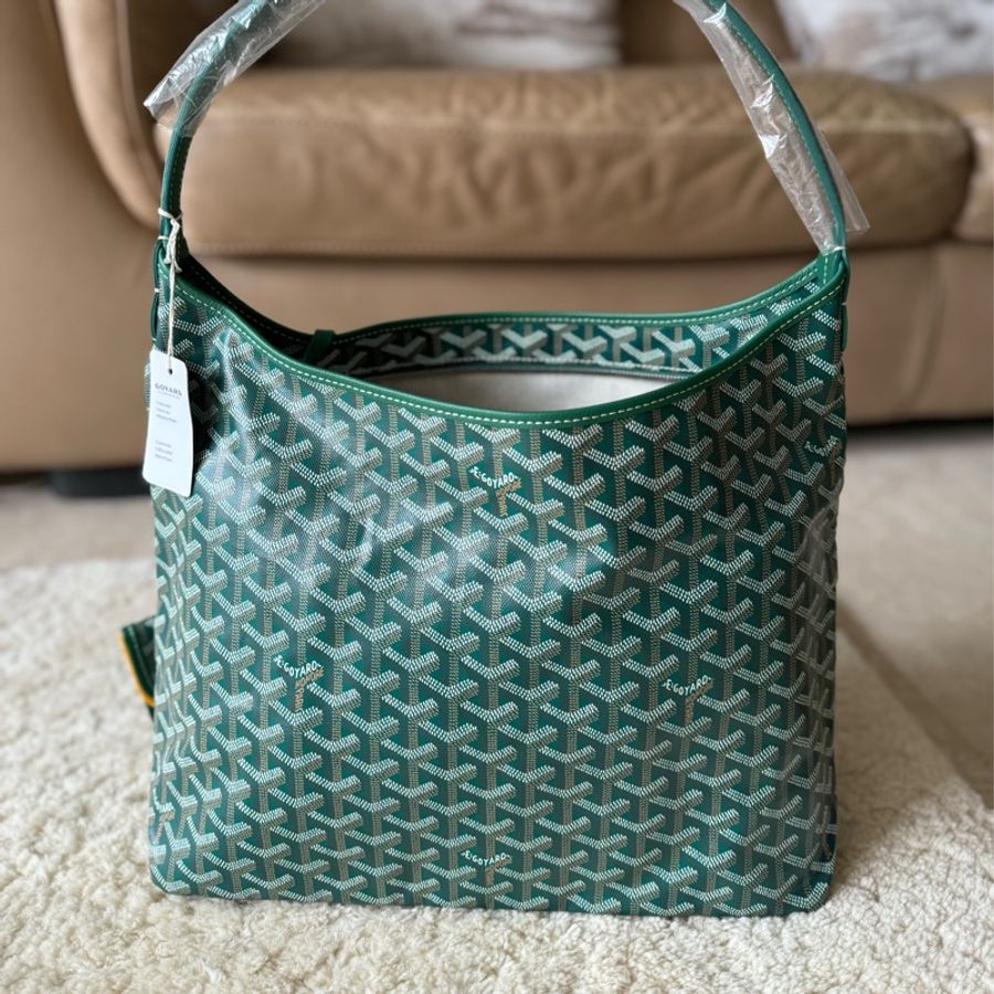 愛你98800 Goyard Hobo bag 綠色愛心彩繪-7