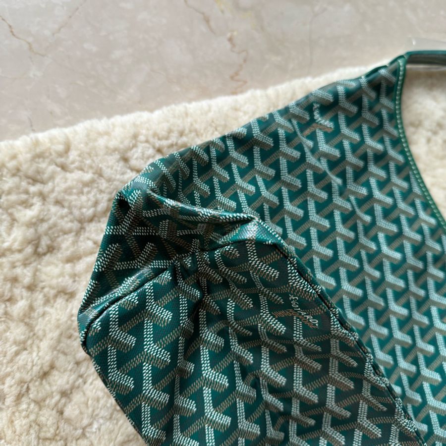愛你98800 Goyard Hobo bag 綠色愛心彩繪-10