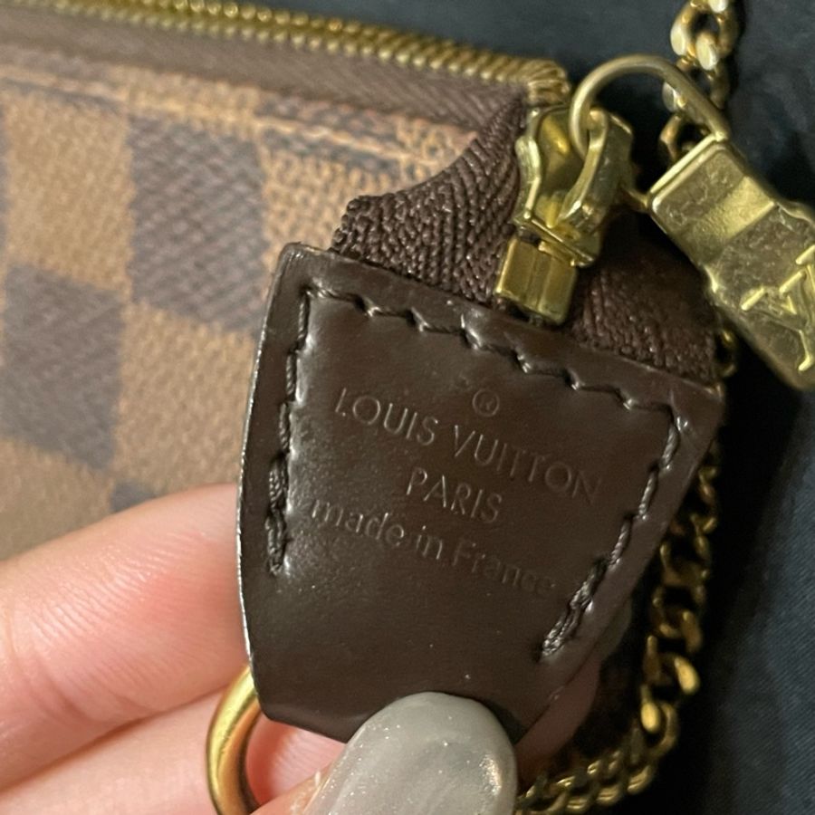 LV 經典棋盤格 vintage 小號麻將包-1
