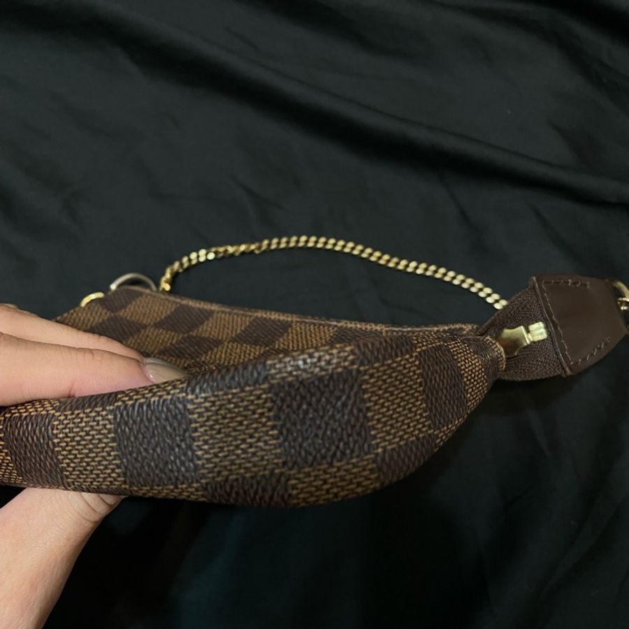 LV 經典棋盤格 vintage 小號麻將包-8