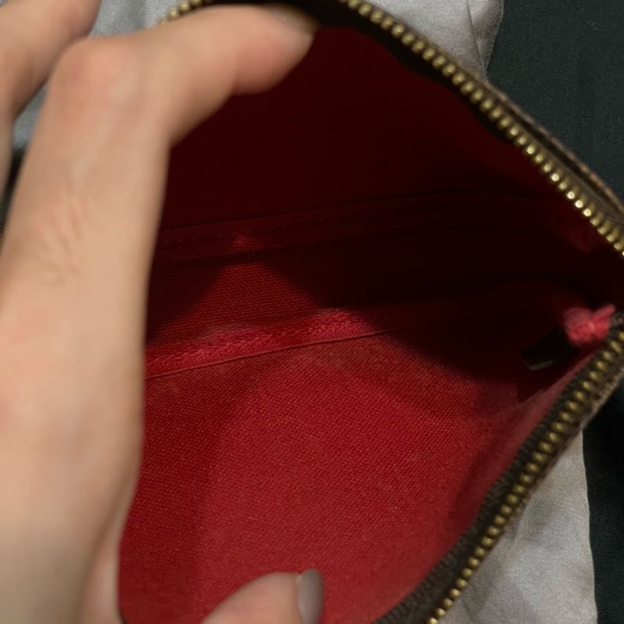 LV 經典棋盤格 vintage 小號麻將包-9