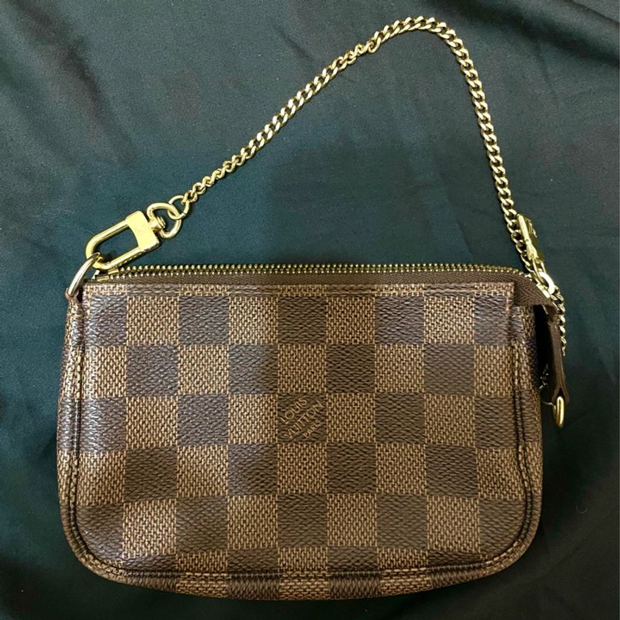LV 經典棋盤格 vintage 小號麻將包-0