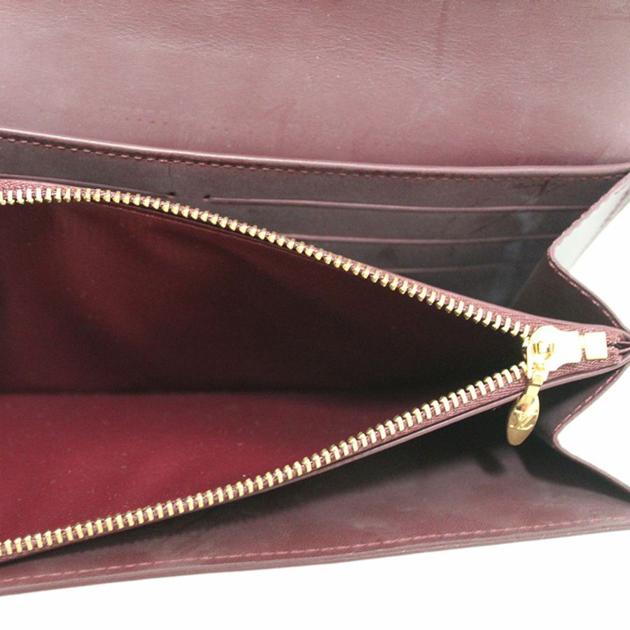 New Louis Vuitton Fauviste Vernis Noeud Bow Flap Long Wallet Clutch-9
