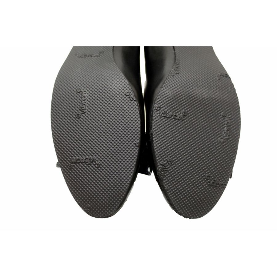 New Prada Bow Black Calfskin Leather Pumps Size 37-8