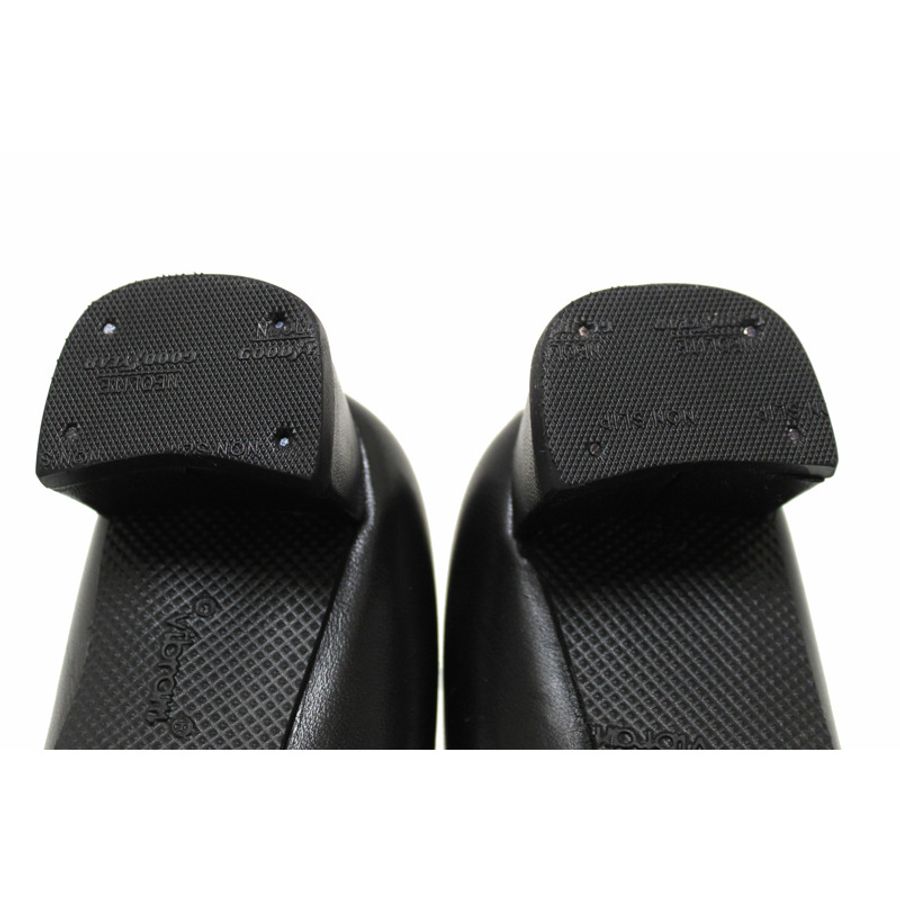 New Prada Bow Black Calfskin Leather Pumps Size 37-9