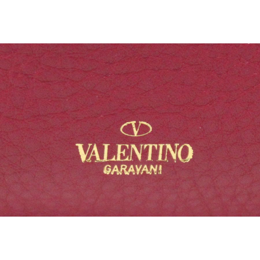 NEW Valentino Garavani Pink Pebbled Calfskin Rockstud Flip Lock Flap Messenger Bag-5