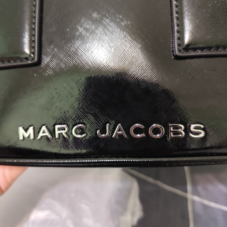 MJ Marc Jacobs 漆皮貝殼包/保齡球包 黑色 全新(限時血賠價10/10結束下架)-14