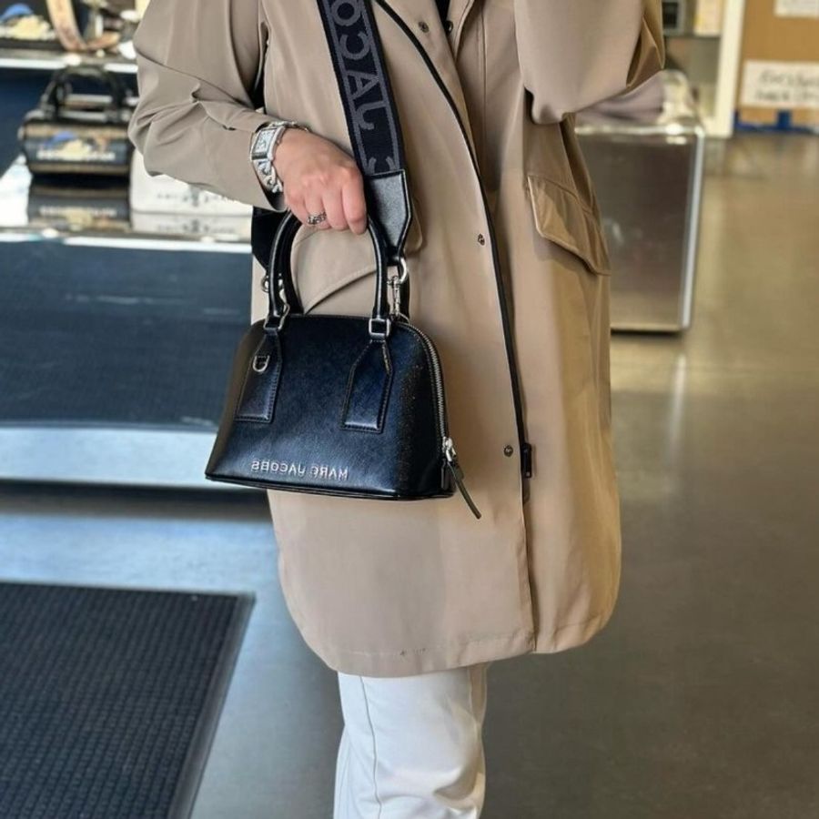 MJ Marc Jacobs 漆皮貝殼包/保齡球包 黑色 全新(限時血賠價10/10結束下架)-8
