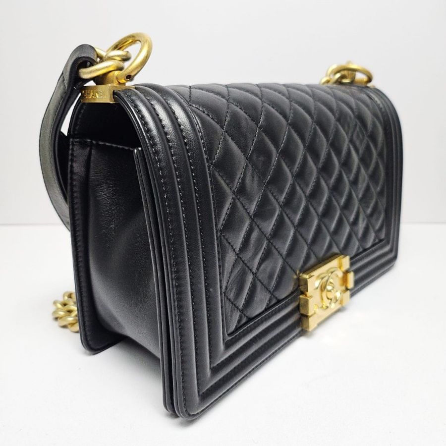 Chanel Boy 25金扣-2