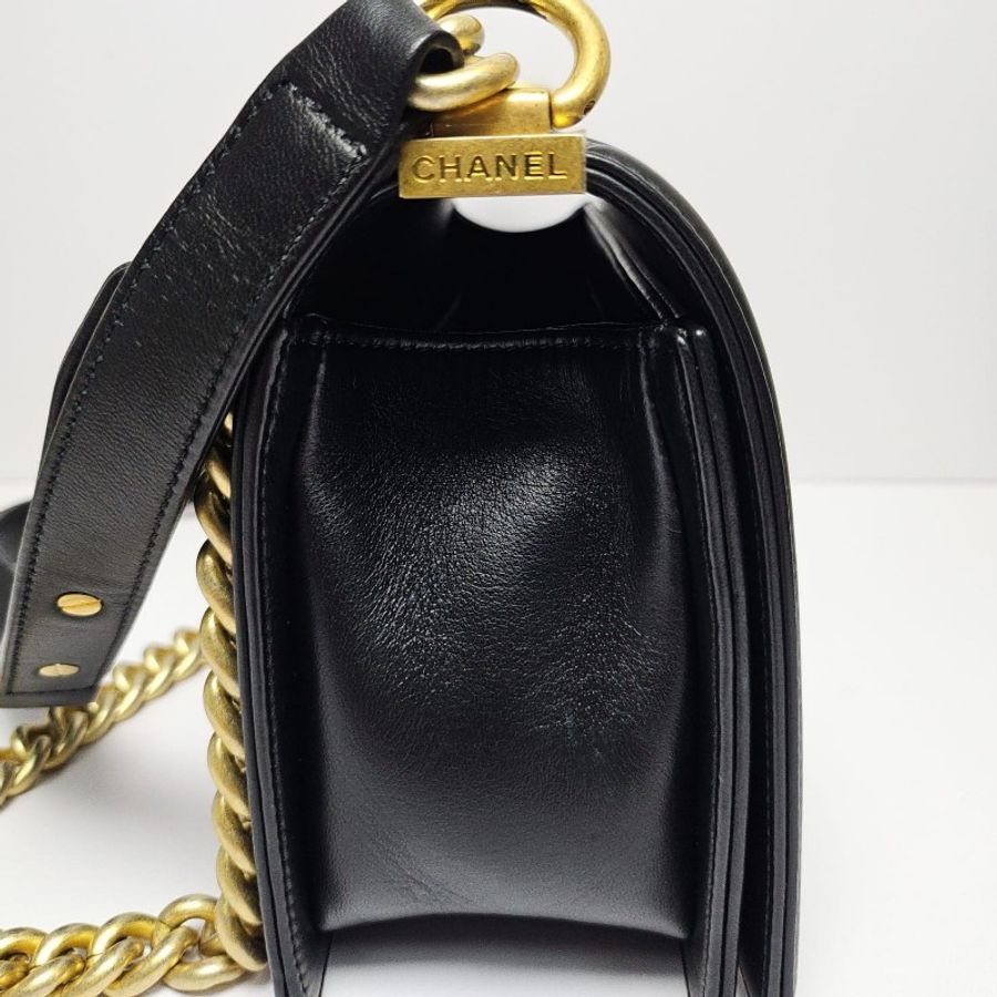 Chanel Boy 25金扣-5