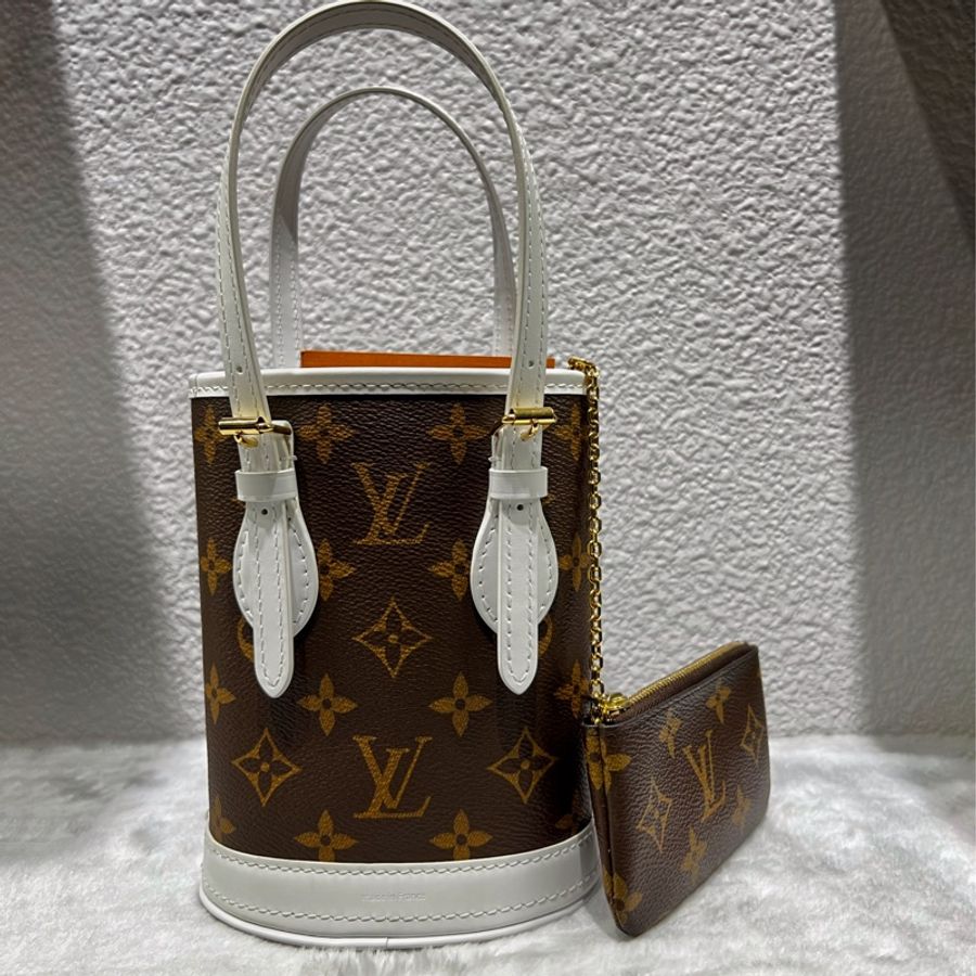 ► 全新 LV nano bucket 迷你雙提把水桶包-0