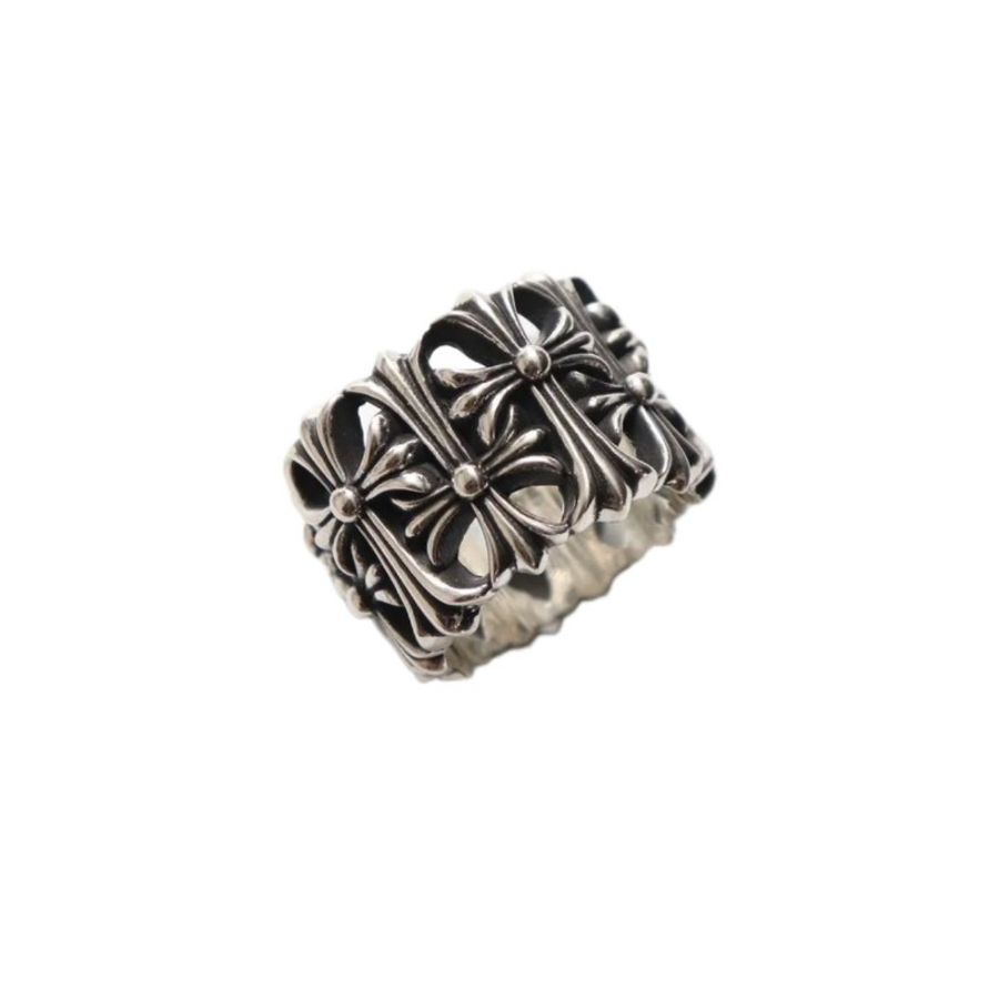 Chrome Hearts 925銀 墓葬戒指-0