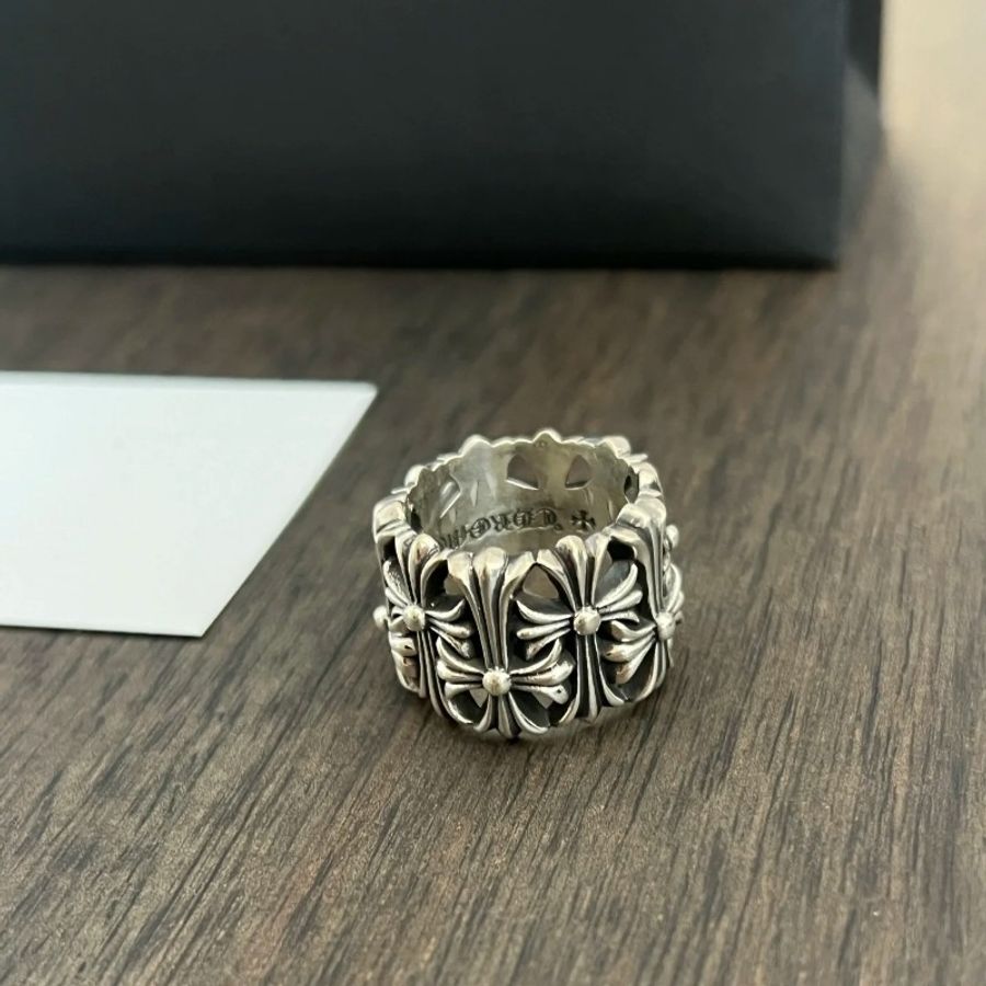 Chrome Hearts 925銀 墓葬戒指-10