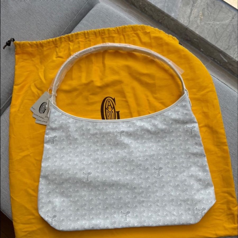 白雪公主特惠93800 Goyard hobo bag 全新白色-5