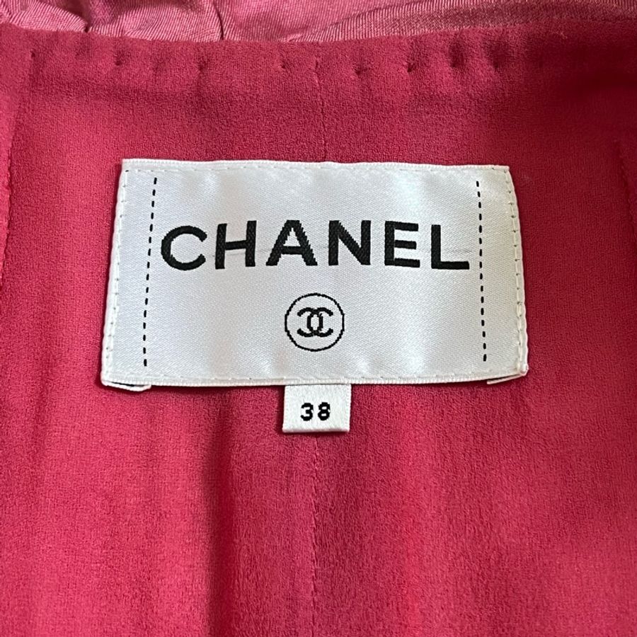 Chanel tweed jacket 連帽 軟呢-8