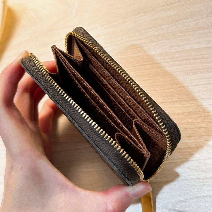 Louis Vuitton Zipped Small Purse 拉鍊零錢包(M60067卡其金拉鍊)-1