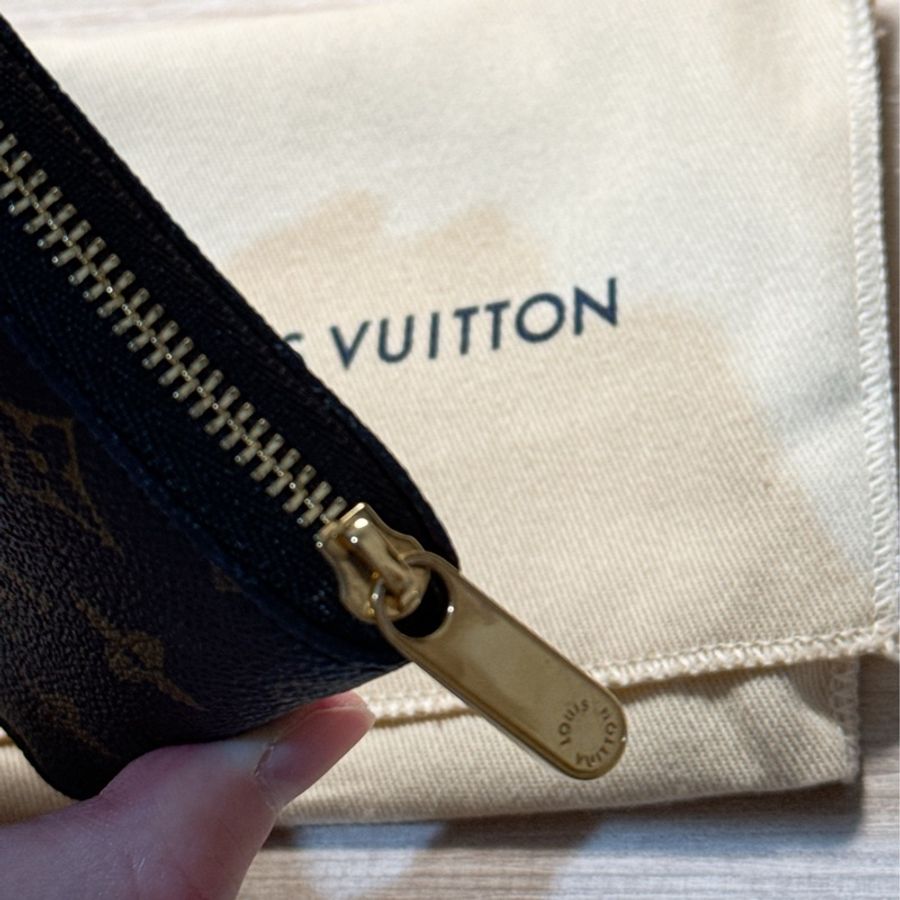 Louis Vuitton Zipped Small Purse 拉鍊零錢包(M60067卡其金拉鍊)-3