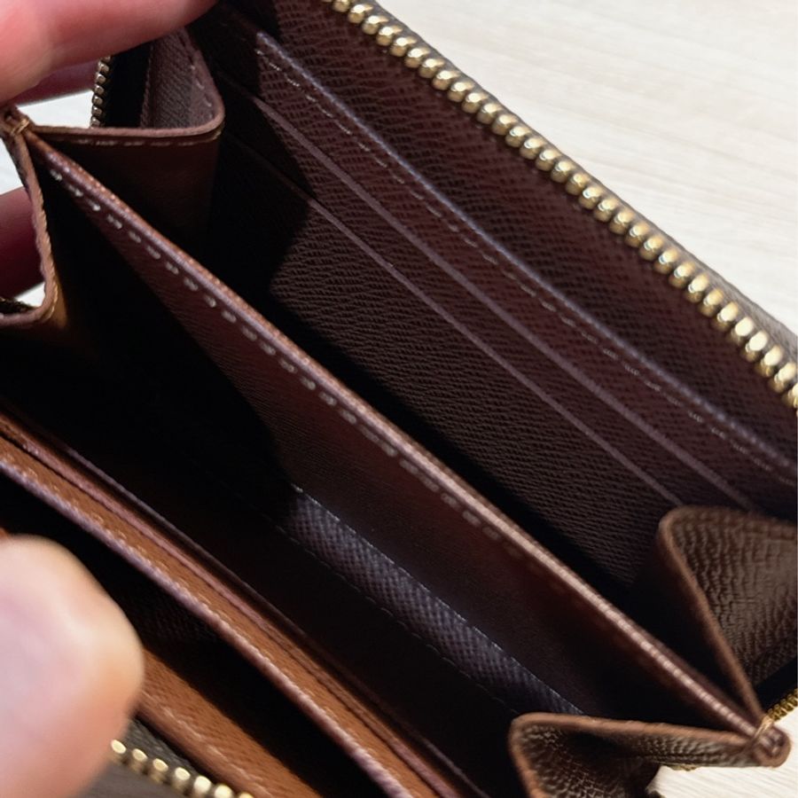 Louis Vuitton Zipped Small Purse 拉鍊零錢包(M60067卡其金拉鍊)-6