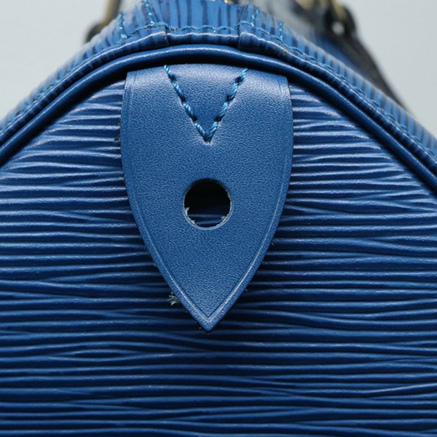 【日本直送】LOUIS VUITTON Epi Speedy 25 手提包托萊多藍 M43015 LV 正品 82060A-19