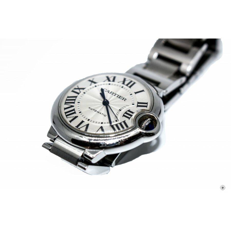 Cartier Ballon Blue DE 36MM Automatic Movement Silver Stainless Steel Watches-6