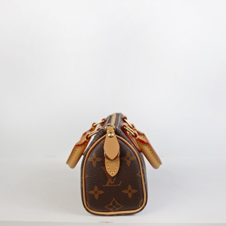 二手LV Nano Speedy M81085老花款-14