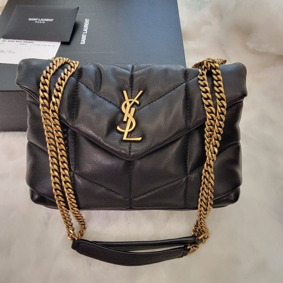 YSL 新款雲朵包,鍊條多種背法-0